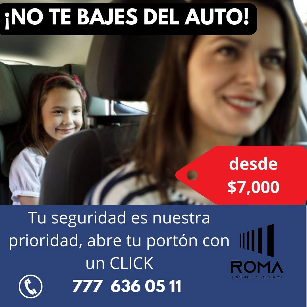 Seguridad y apertura de portón sin bajar del auto