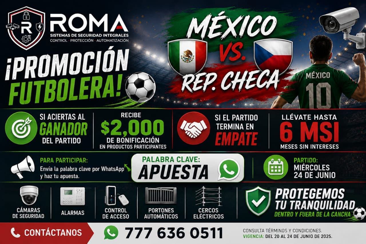 Promoción de ROMA Sistemas de Seguridad